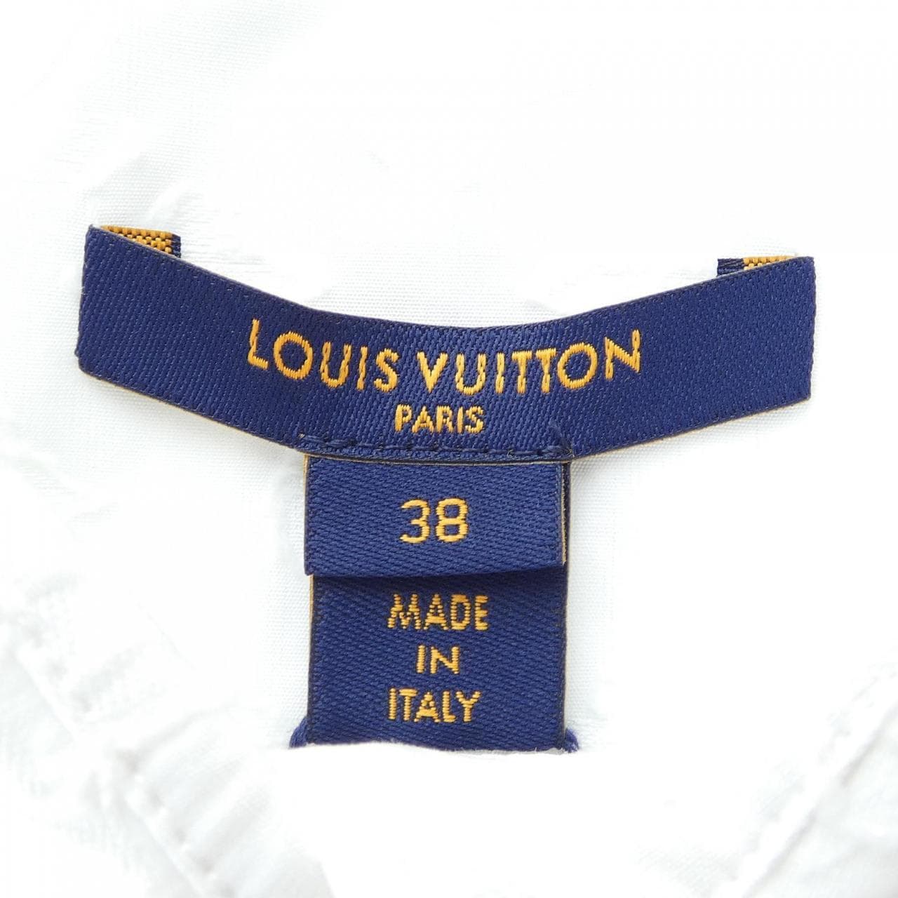 ルイヴィトン LOUIS VUITTON モノグラムレリーフギャザードブラウス FNBL25AQV トップス
