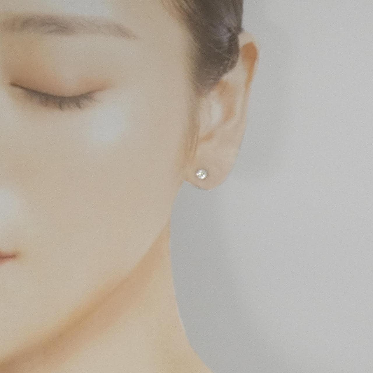 PT900鑽石耳環 0.247CT 0.241CT E IF 3EXT H&C