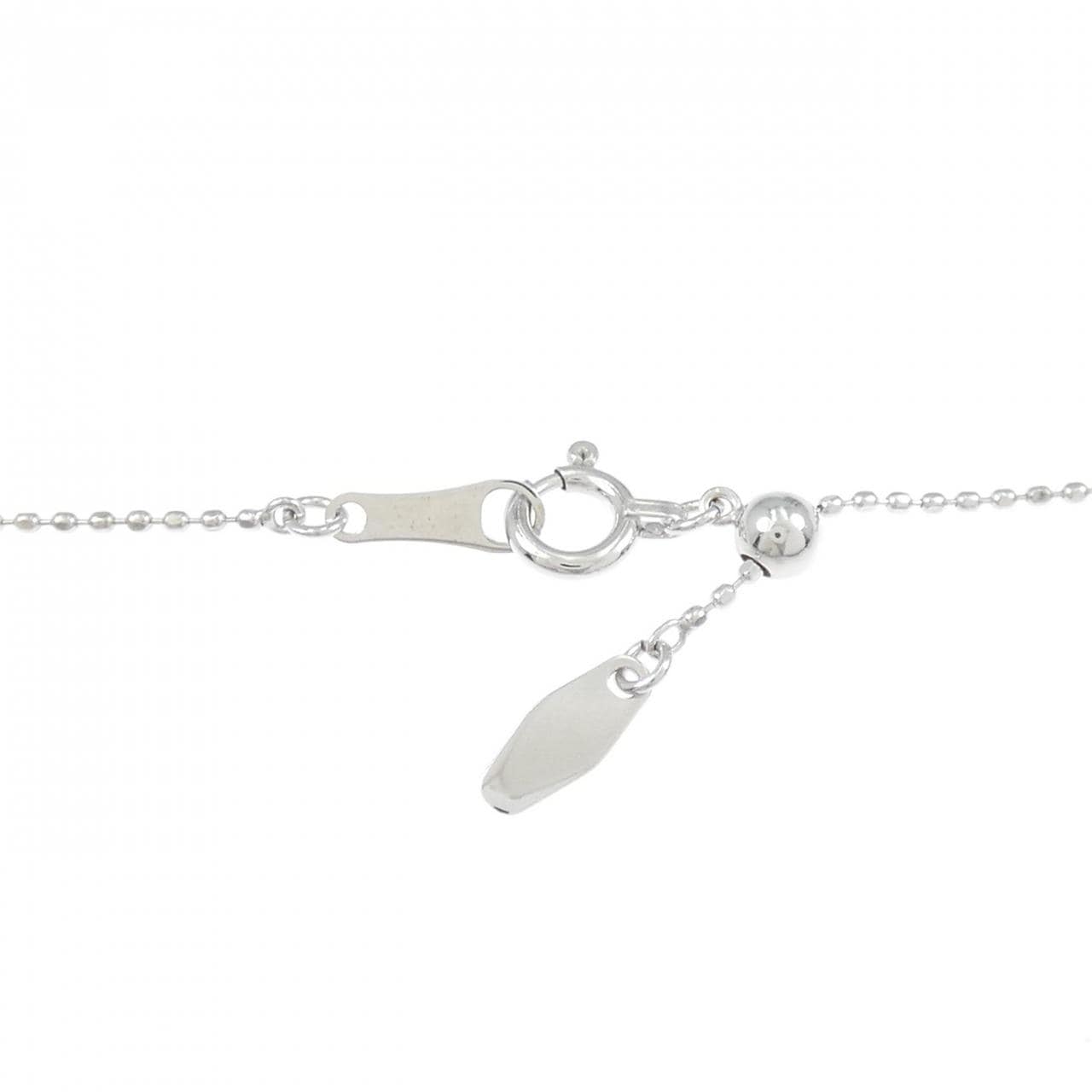 K18WG クロス ダイヤモンド ネックレス 0.33CT