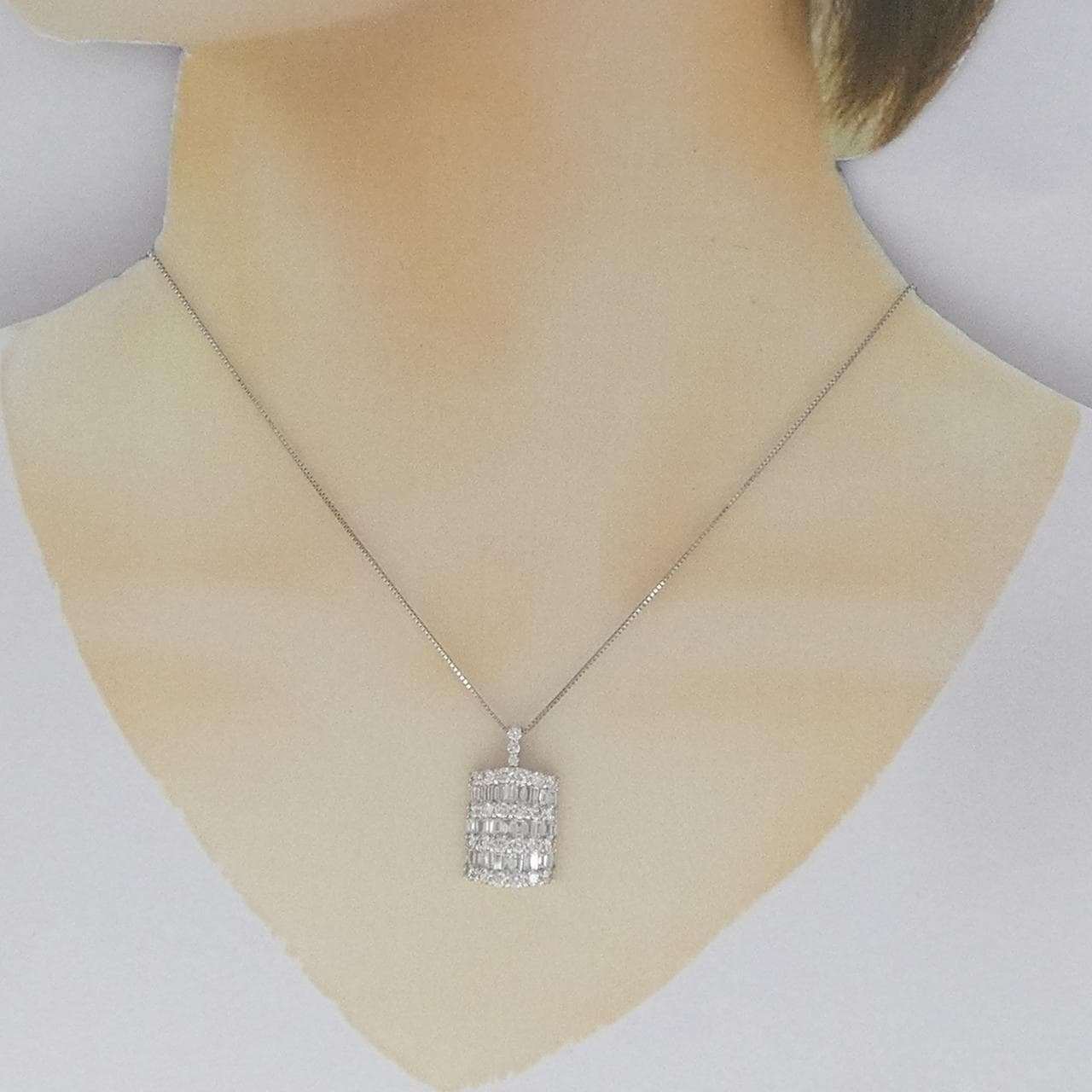 PT900/PT850 ダイヤモンド ネックレス 2.00CT
