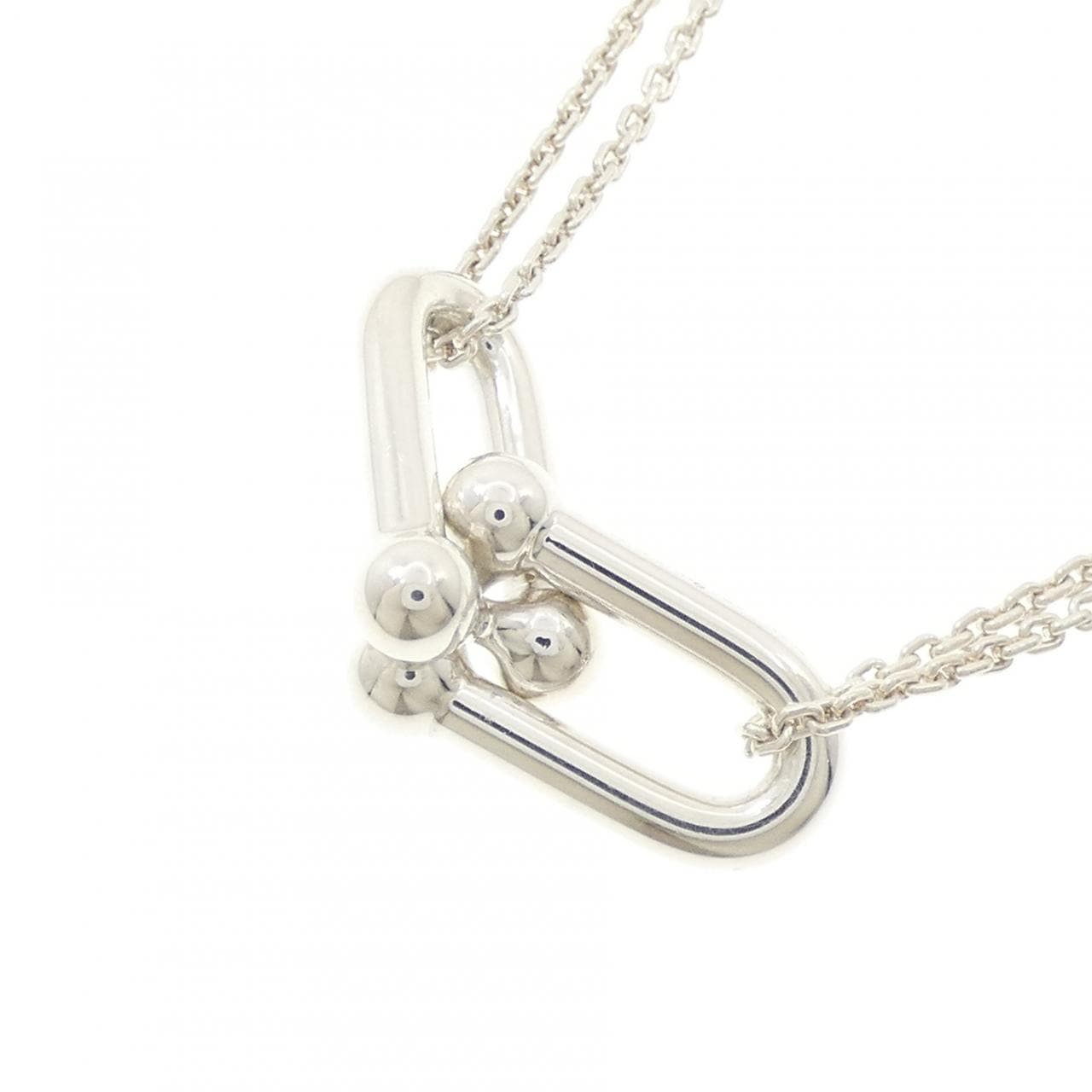 ティファニー ハードウェア ラージ ダブル リンク ネックレス