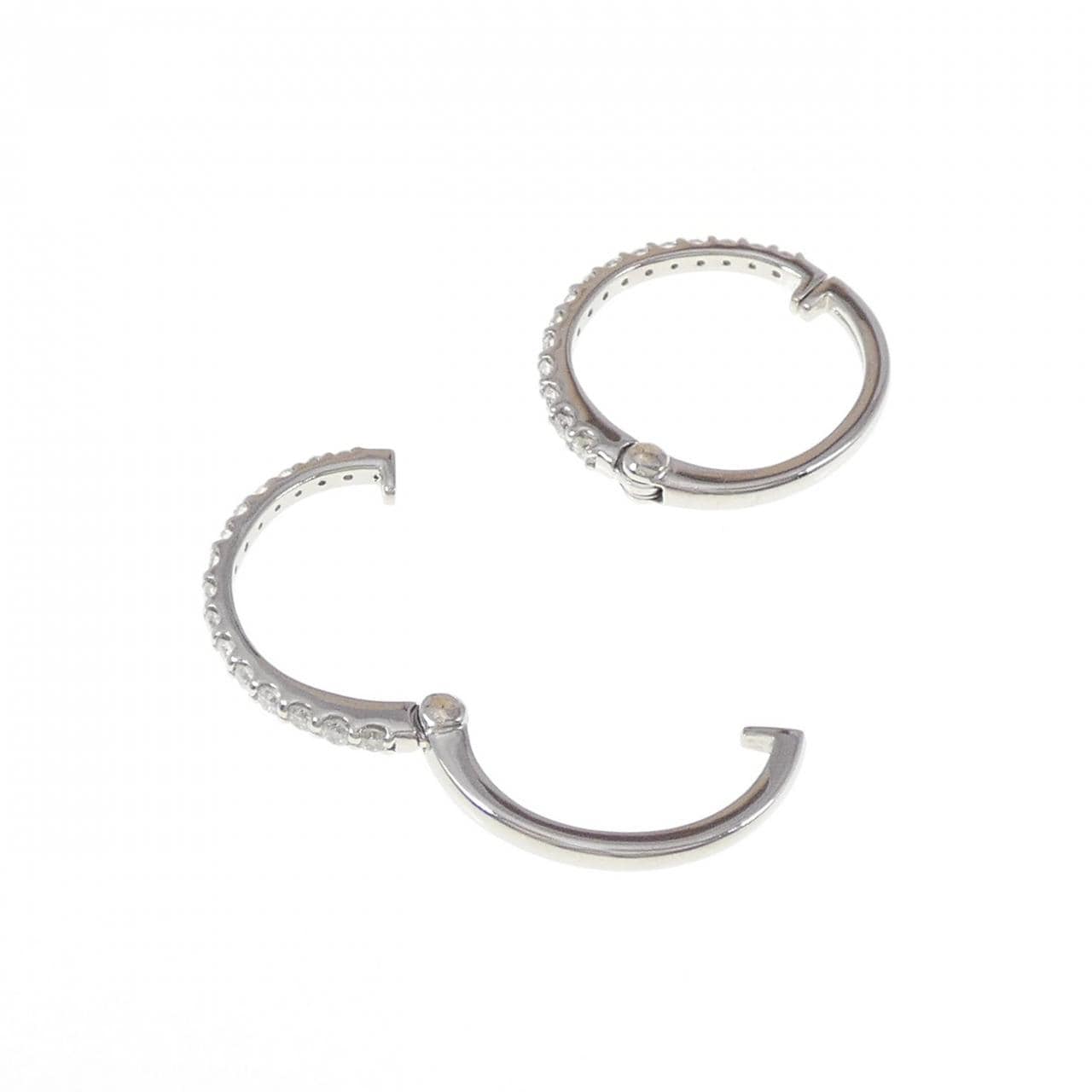 PT Diamond Hoop Earrings 0.70CT