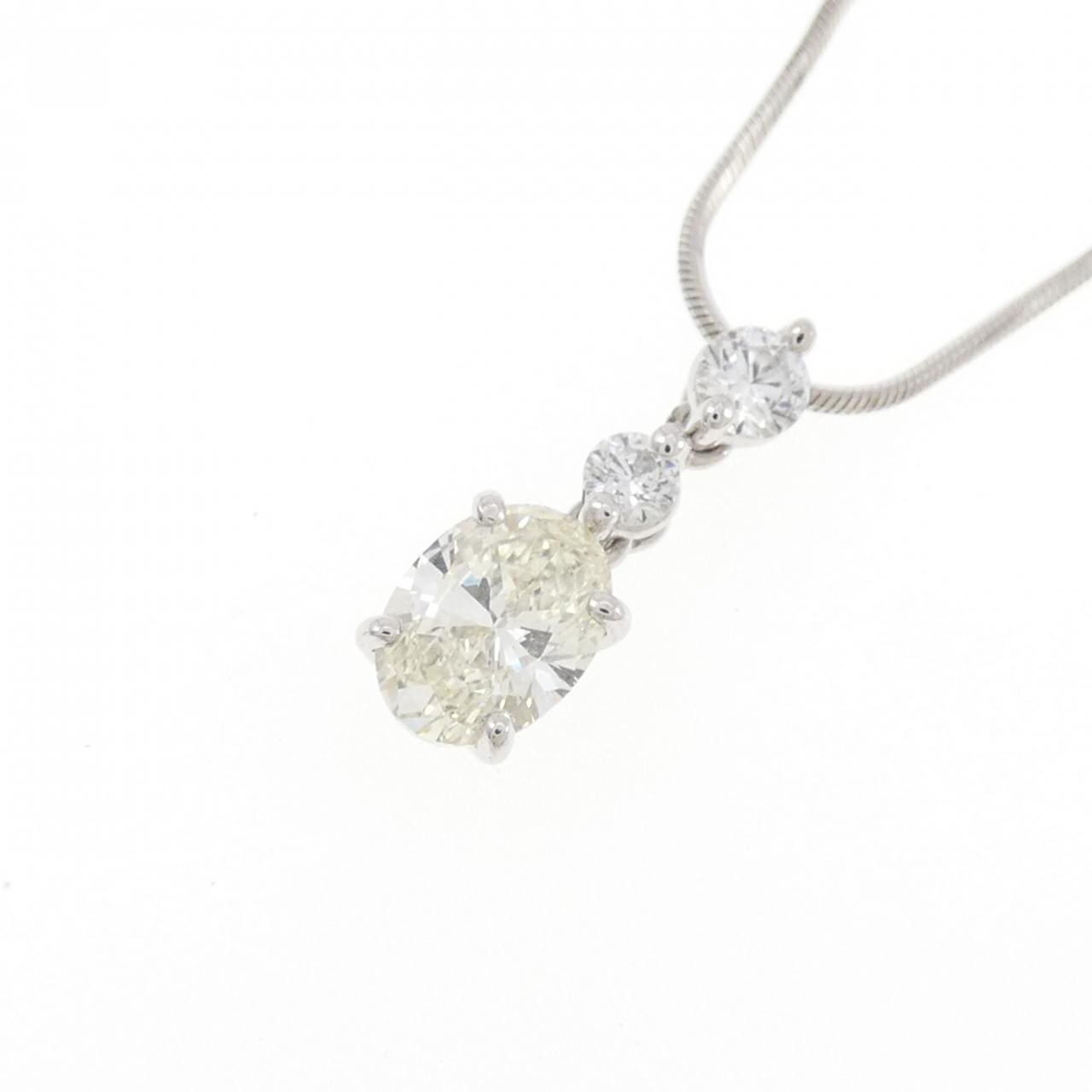 PT900/PT850 ダイヤモンド ネックレス 0.579CT