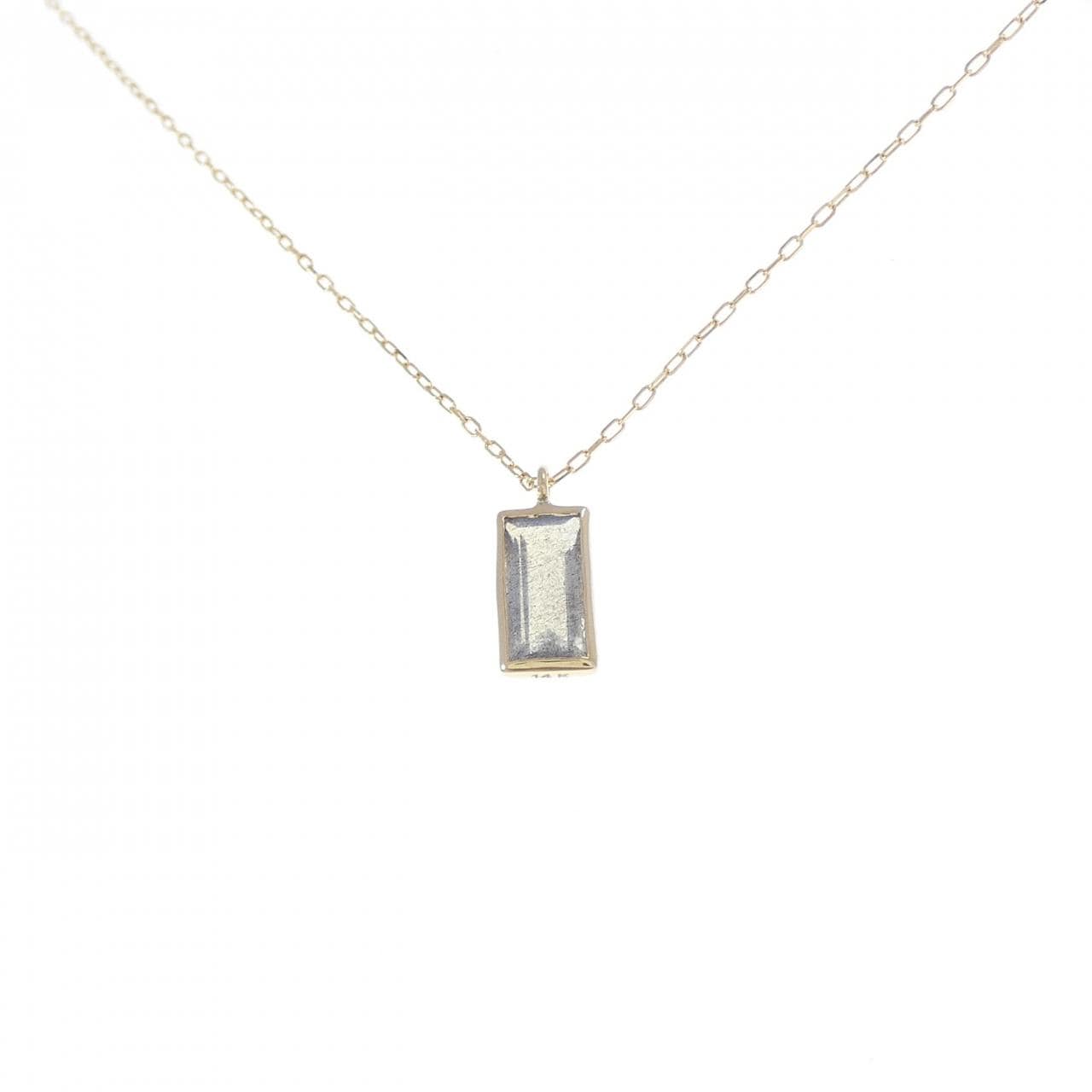 14KYG/K18YG ラブラドライト ネックレス