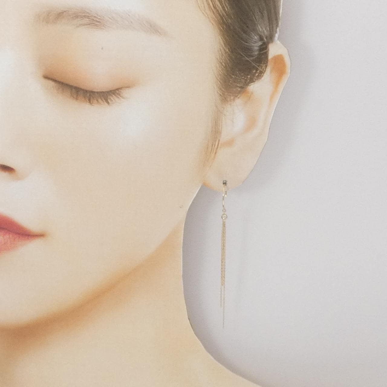 4゜C ダイヤモンド ピアス