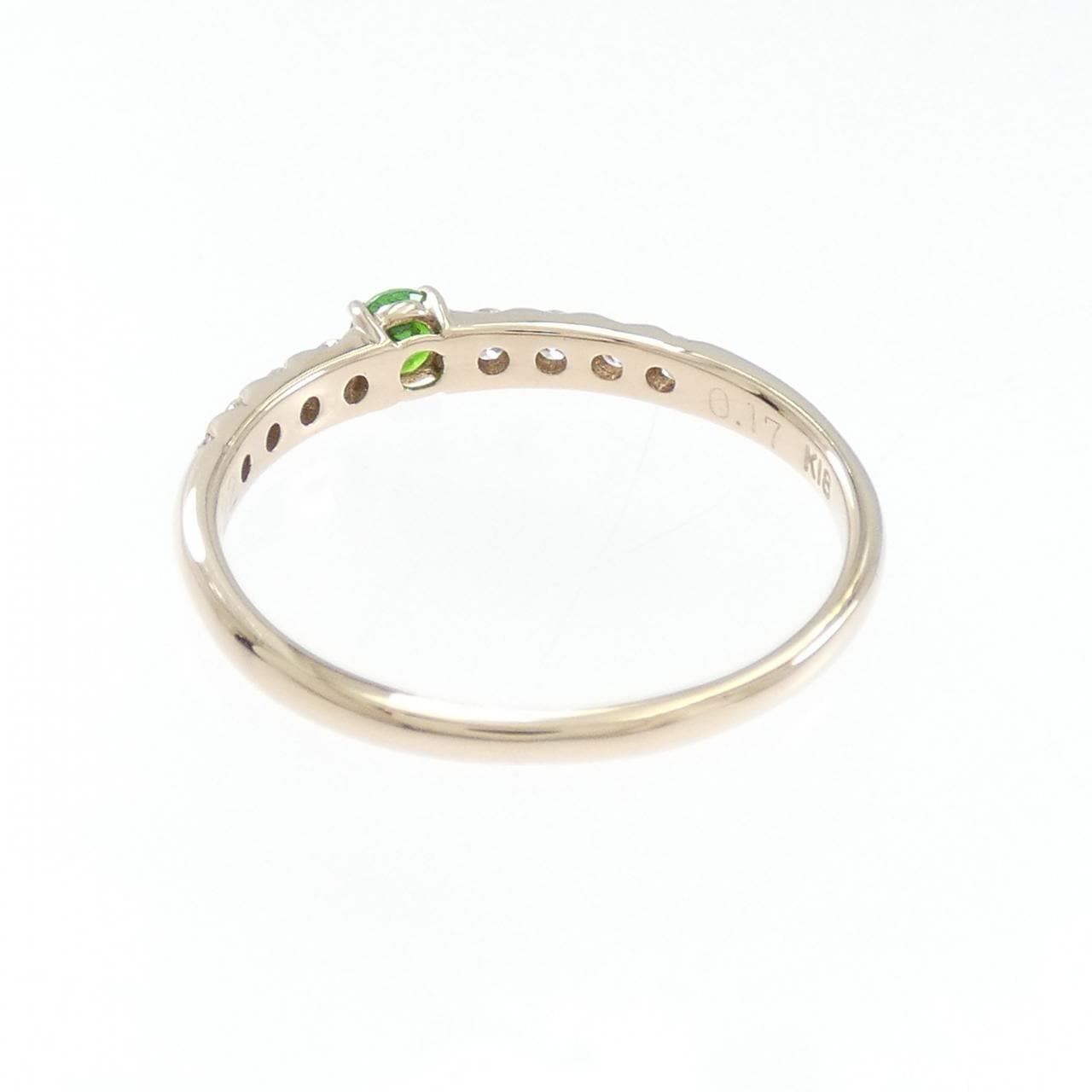 K18PG翠榴石戒指 0.17CT