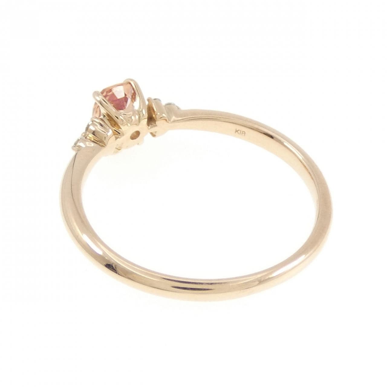 K18PG パパラチアサファイヤ リング 0.521CT