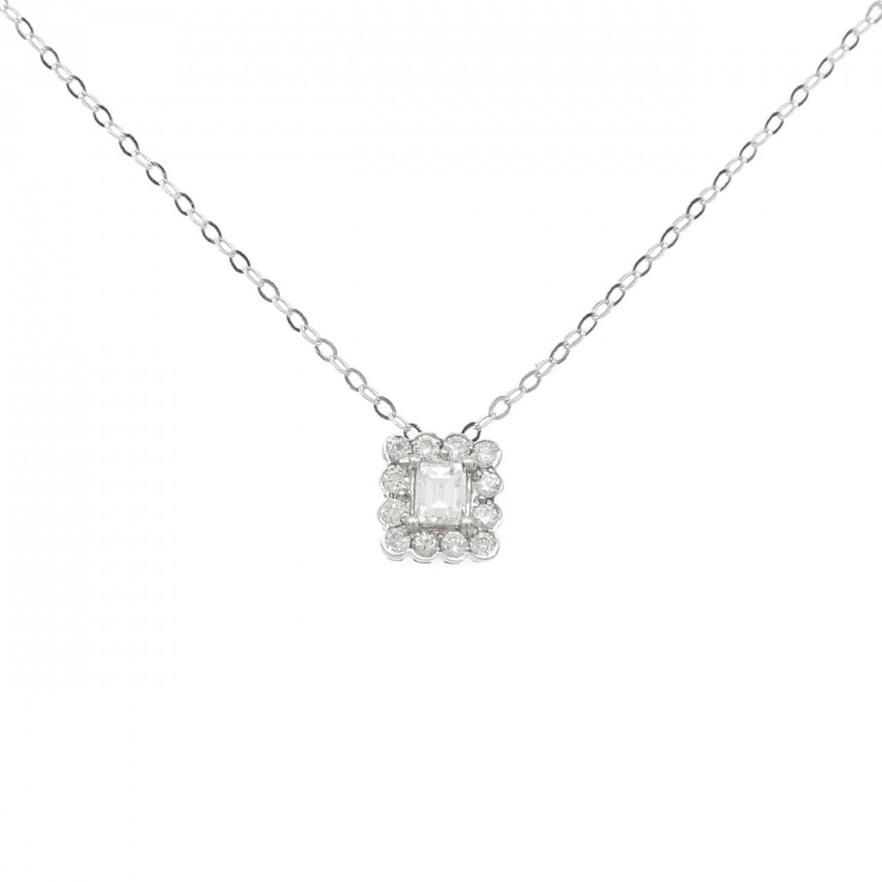 750WG ダイヤモンド ネックレス 0.215CT