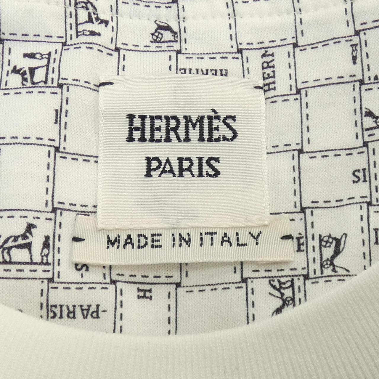 エルメス HERMES BOLDUC AU CARRE ボルデュックチェック 5E4645DK Tシャツ