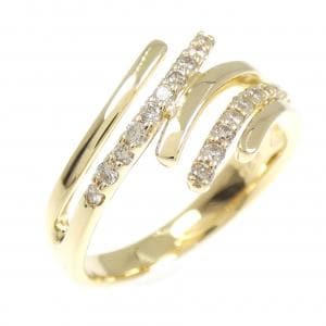K18YG ダイヤモンド リング 0.20CT