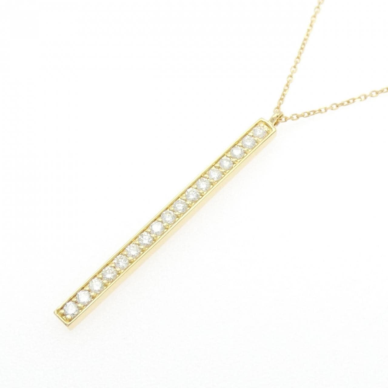 K18YG ダイヤモンド ネックレス 0.34CT