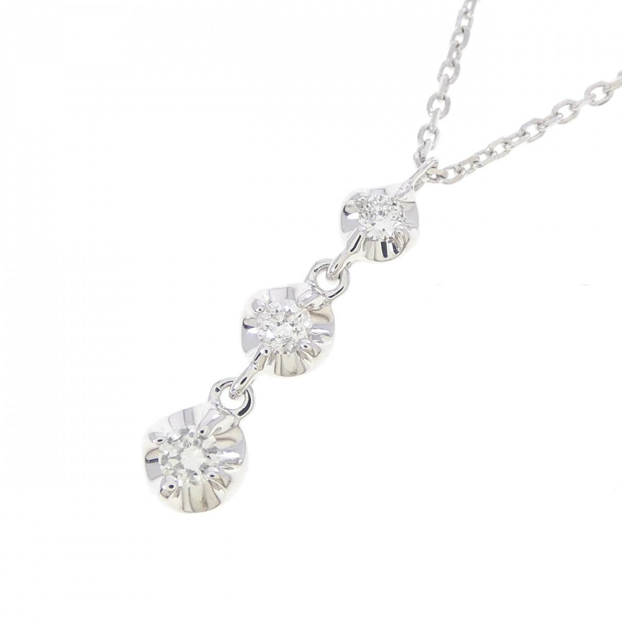 ヴァンドーム ダイヤモンド ネックレス 0.12CT