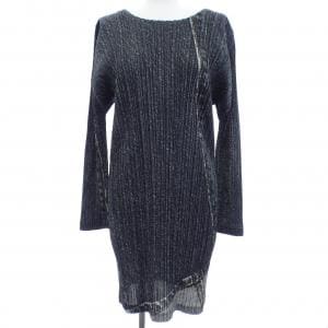 プリーツプリーズ PLEATS PLEASE 2014 デニム転写プリント PP43-JT754 7569092 ワンピース