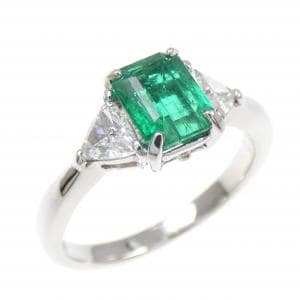 PT900 エメラルド リング 0.88CT