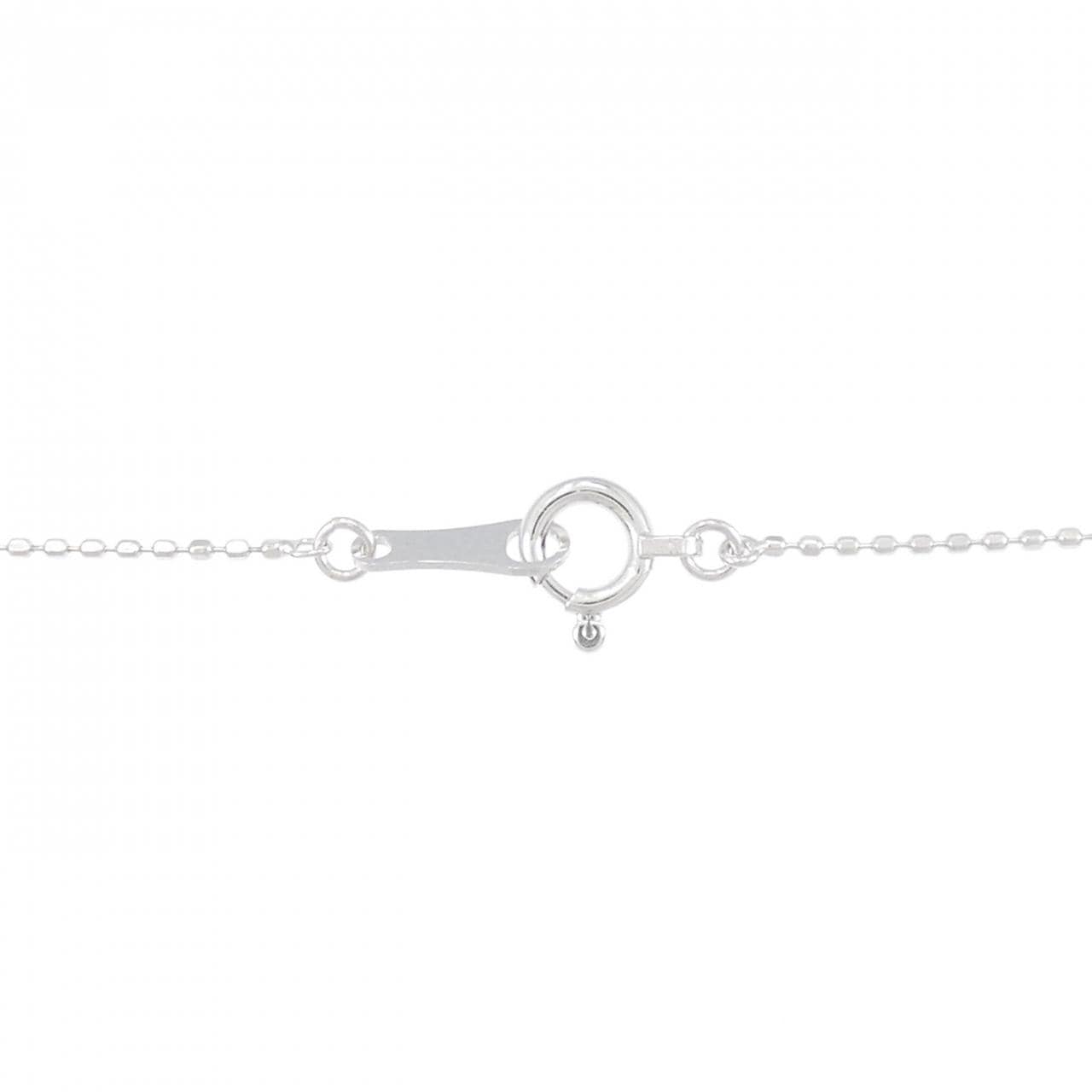 K18WG ダイヤモンド ネックレス 0.2CT