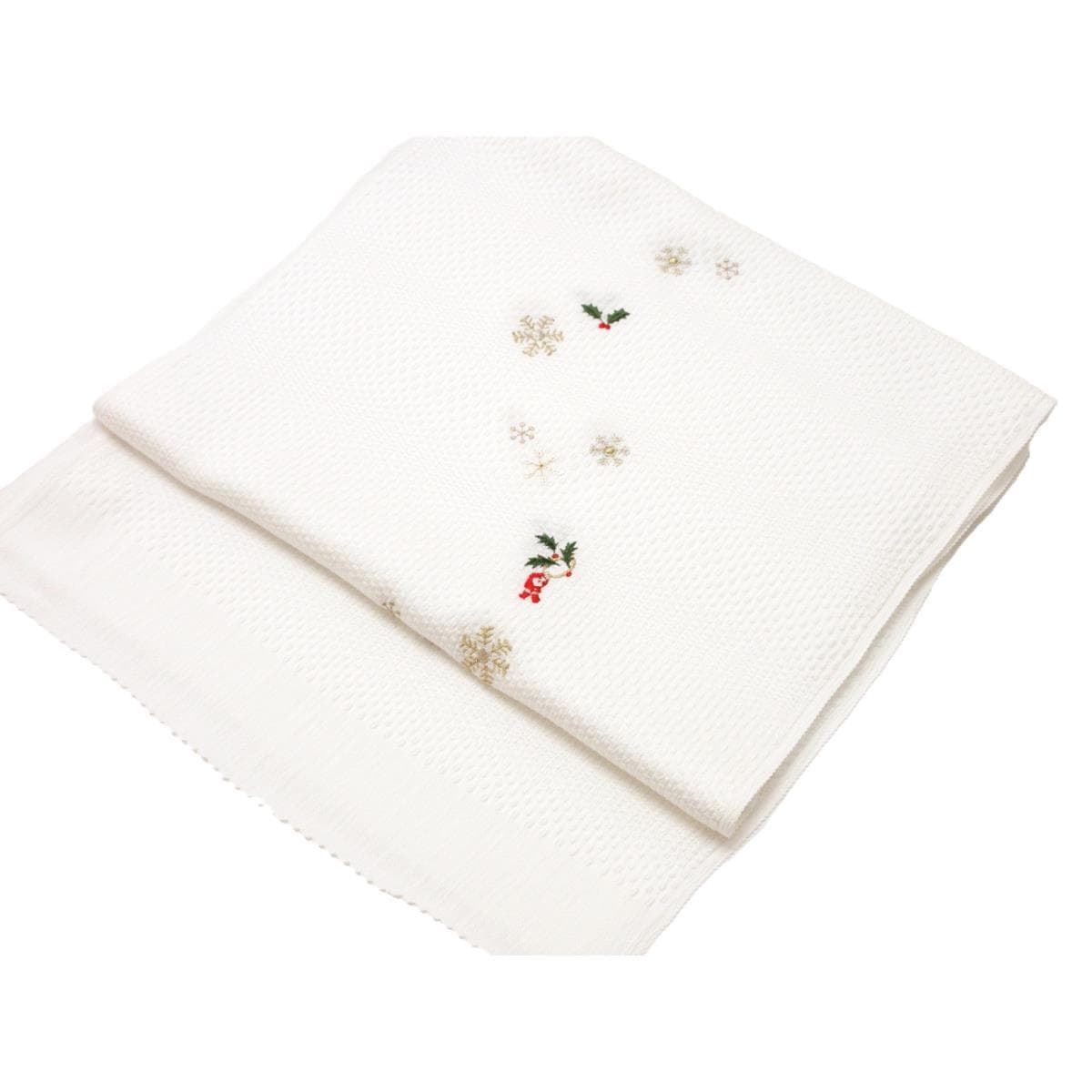 【新品】帯揚　クリスマス