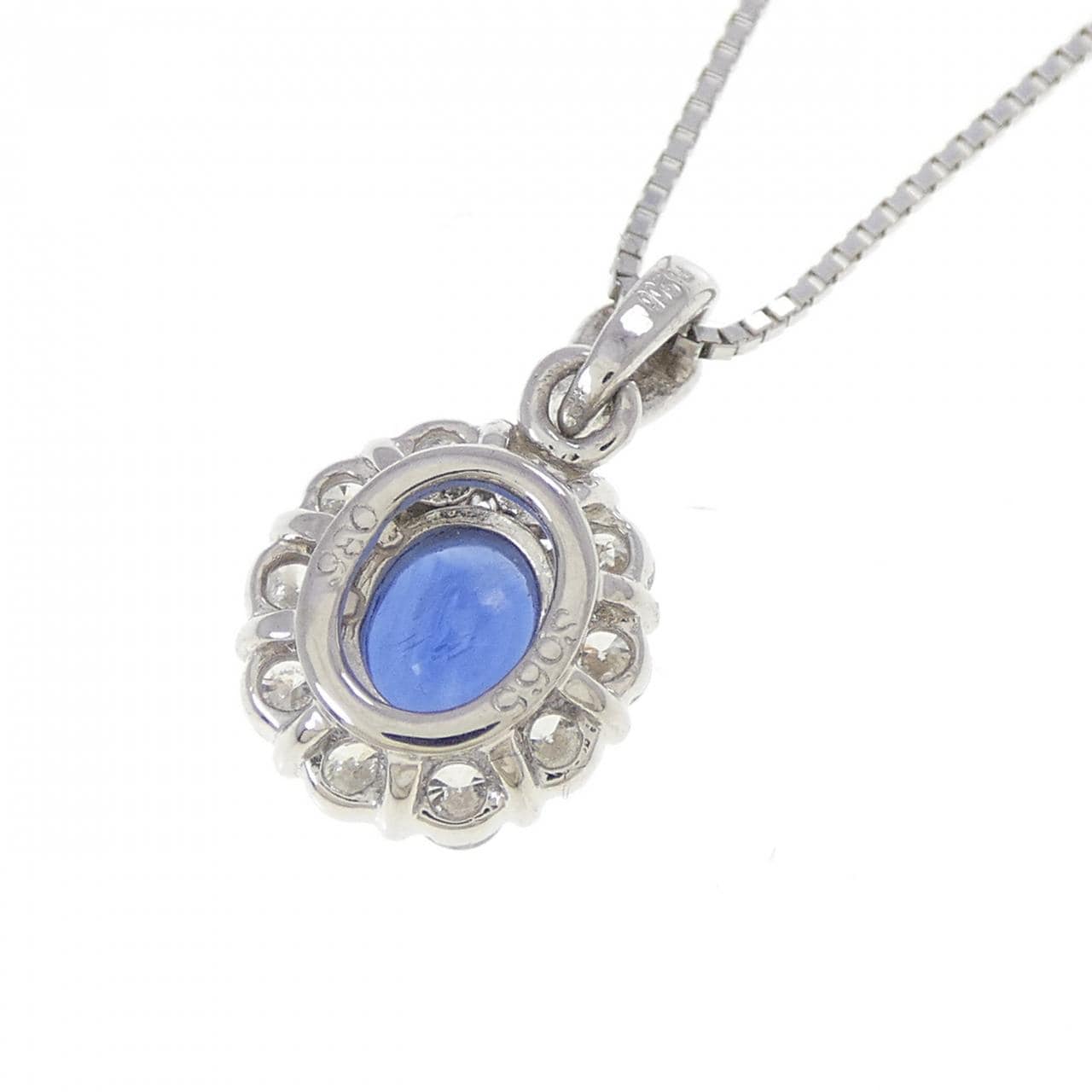 PT900/PT850 サファイヤ ネックレス 0.65CT