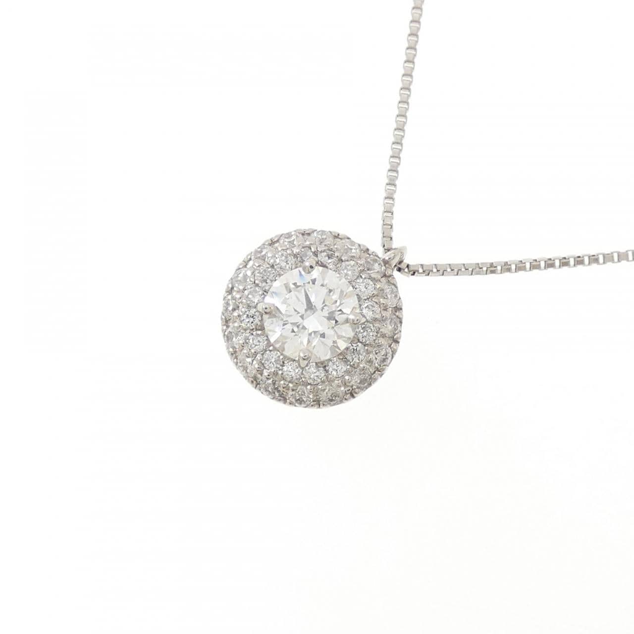 PT900/PT850 ダイヤモンド ネックレス 0.327CT F SI2 VG