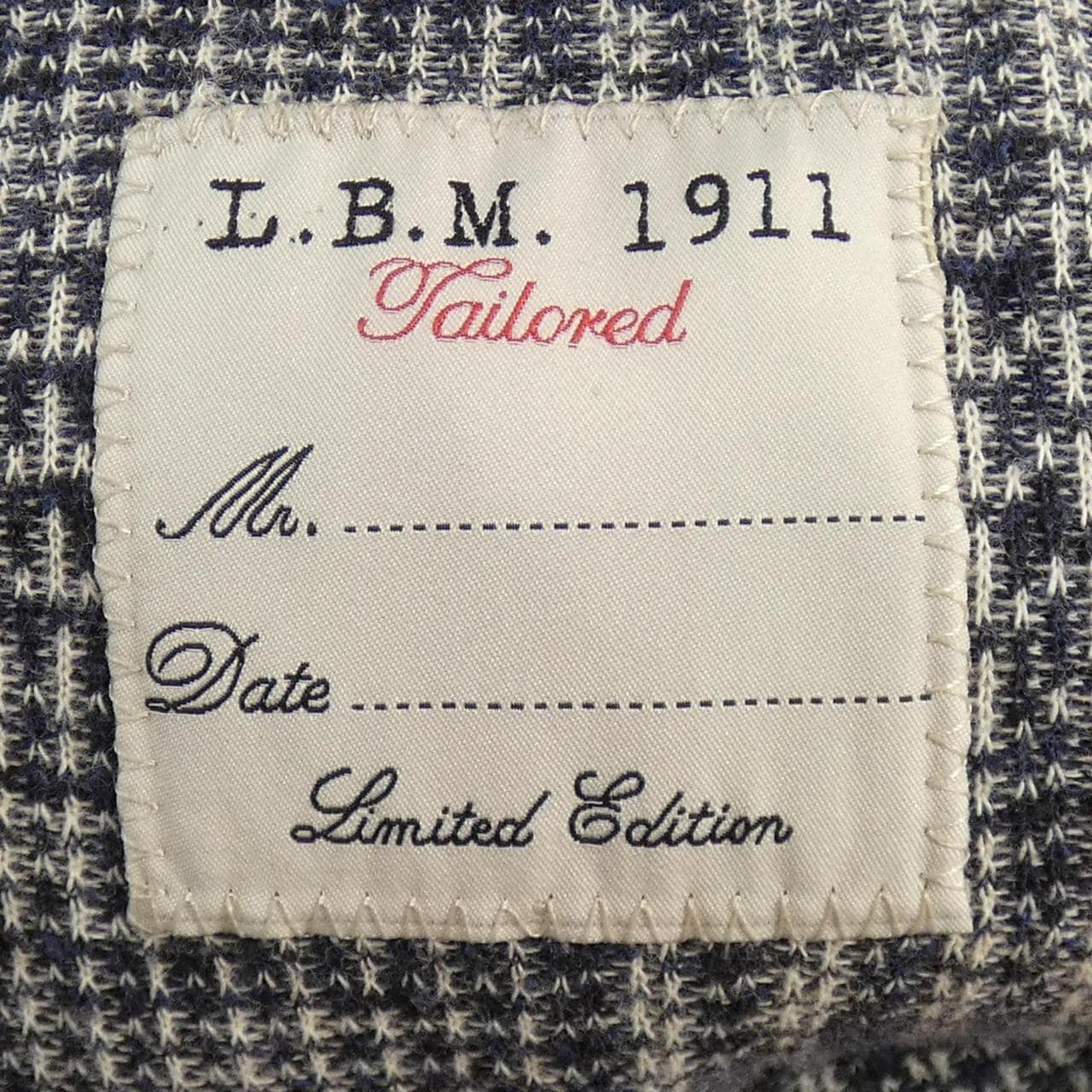 エルビーエム1911 L.B.M 1911 ジャケット