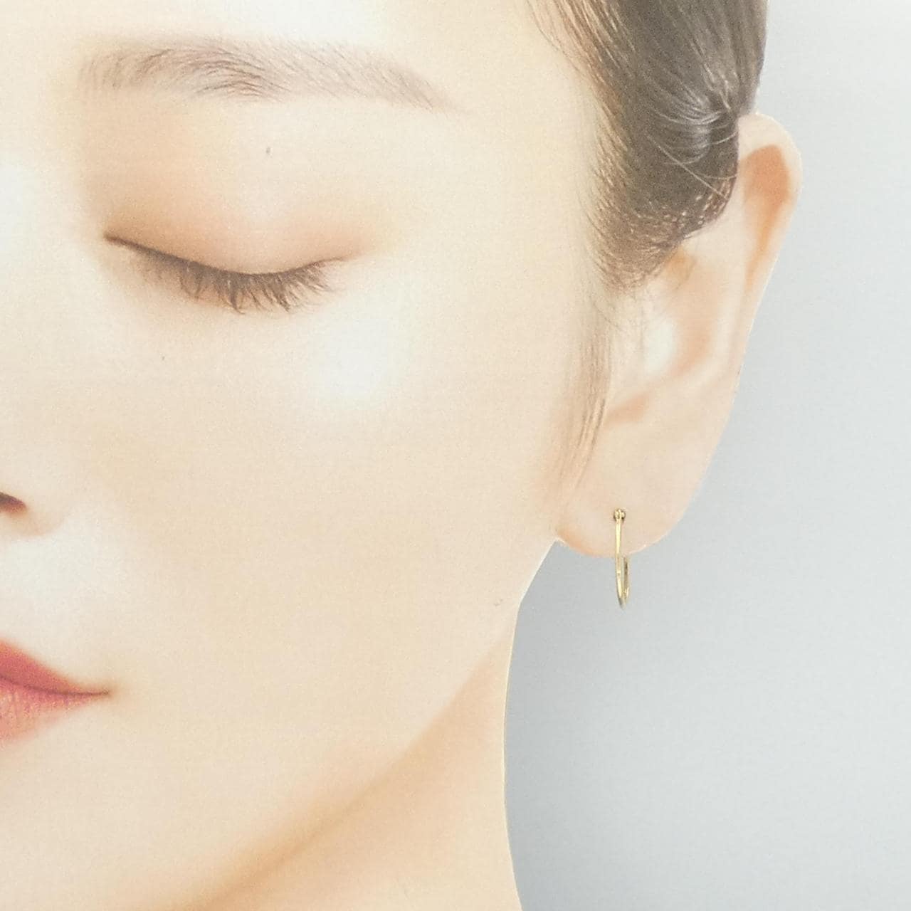 4゜C K18YG ピアス