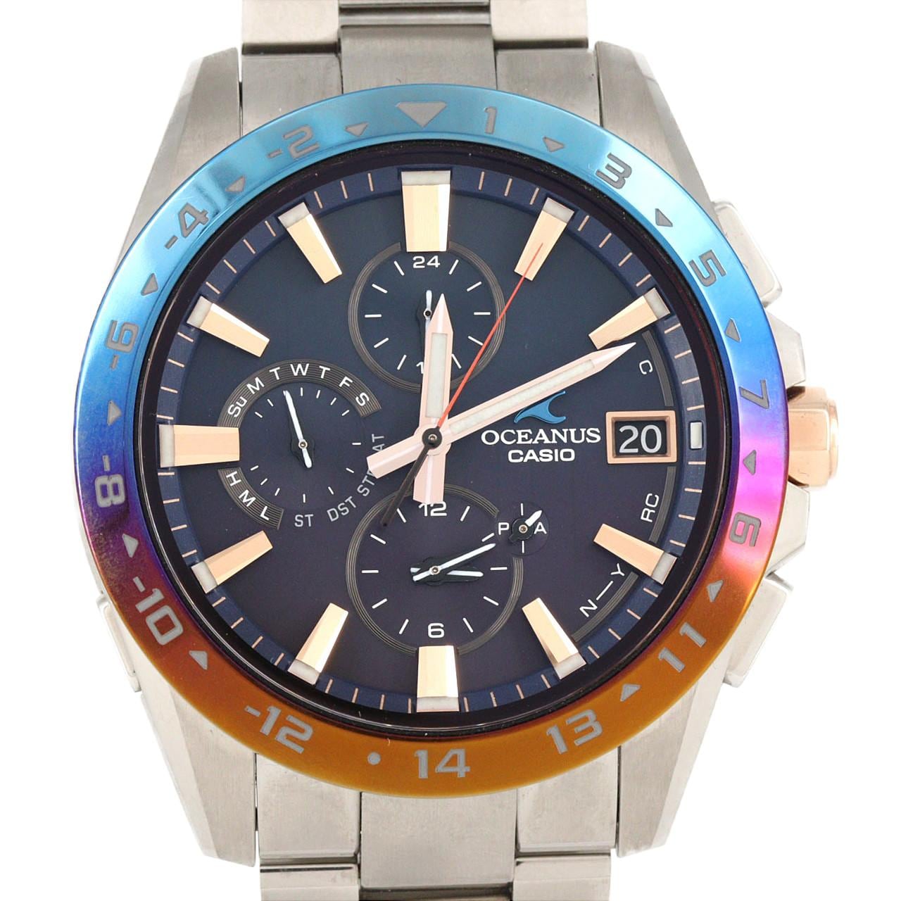 カシオ オシアナス･15th Anniversary OCW-T3000C-2AJF TI ソーラークォーツ