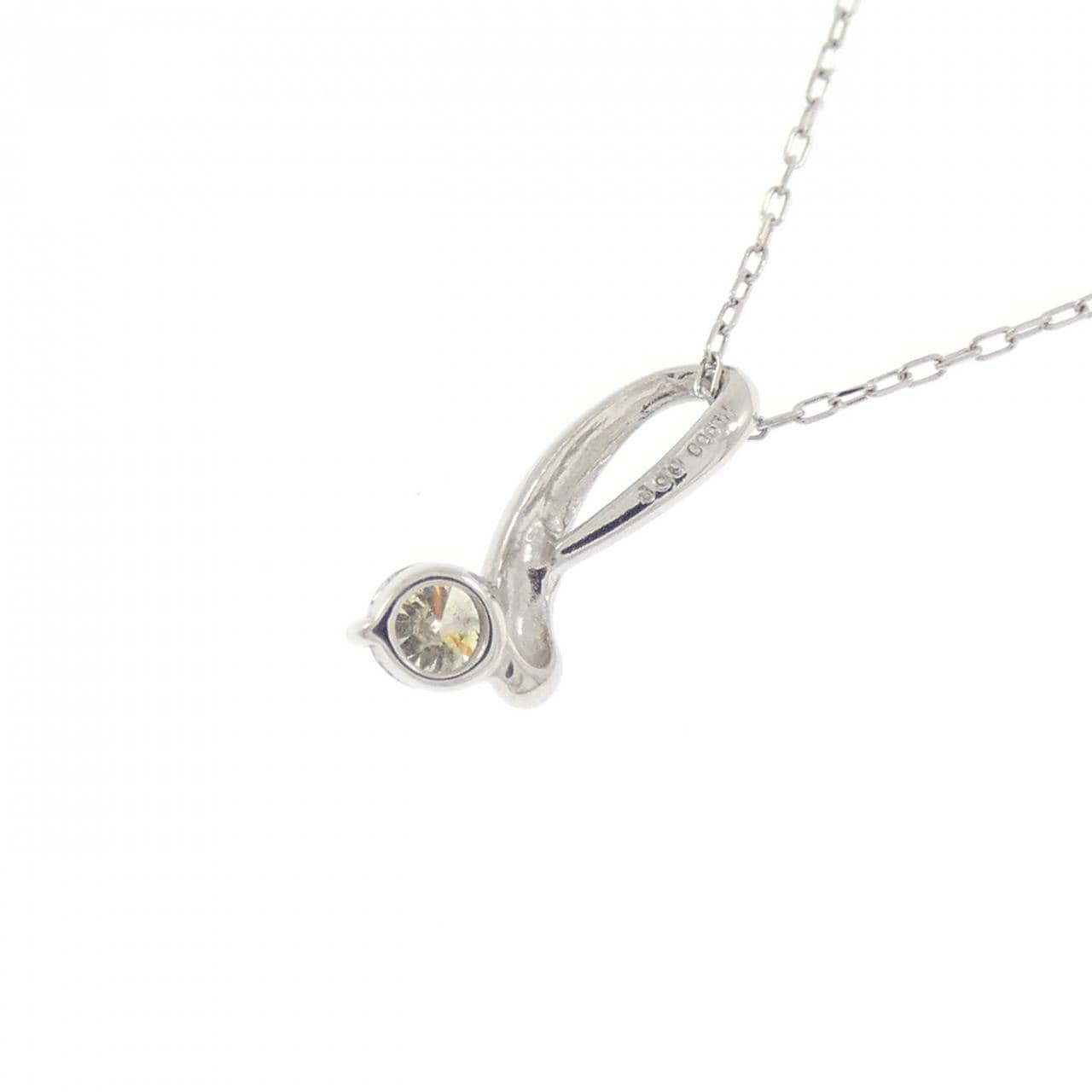PT900/PT850 ダイヤモンド ネックレス 0.08CT