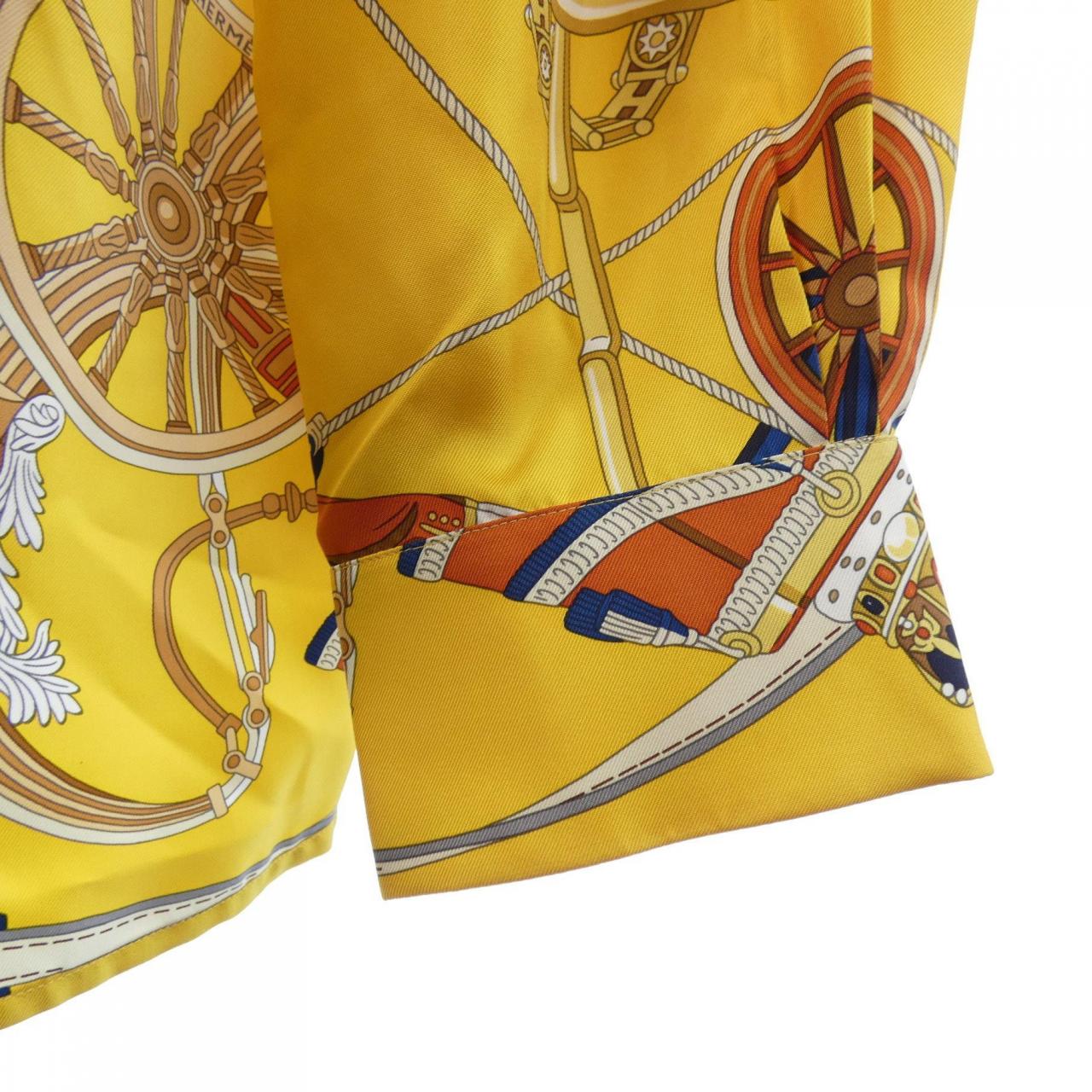 エルメス HERMES STATELY WHEES SUR MESURE ツイルレーヌ. シャツ