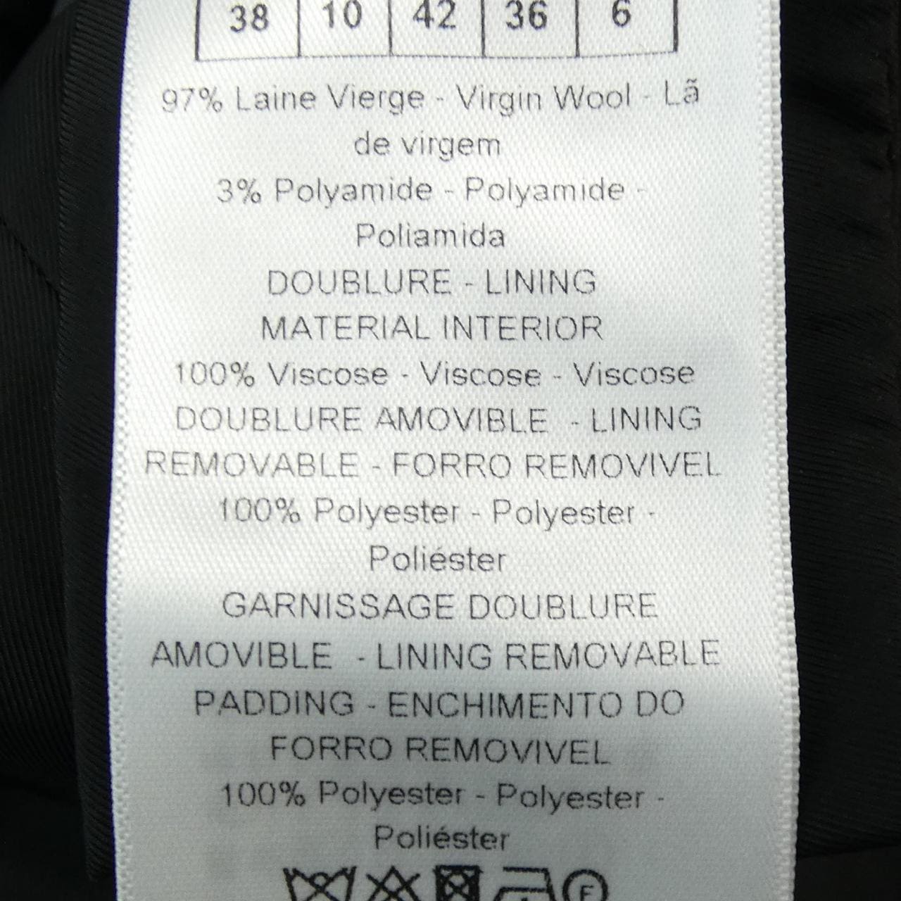 CHRISTIAN DIOR JACKET DIOR CHRISTIAN DIOR