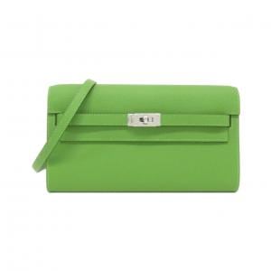 [未使用品] HERMES Kelly Classic To Go 080253CK 單肩皮夾