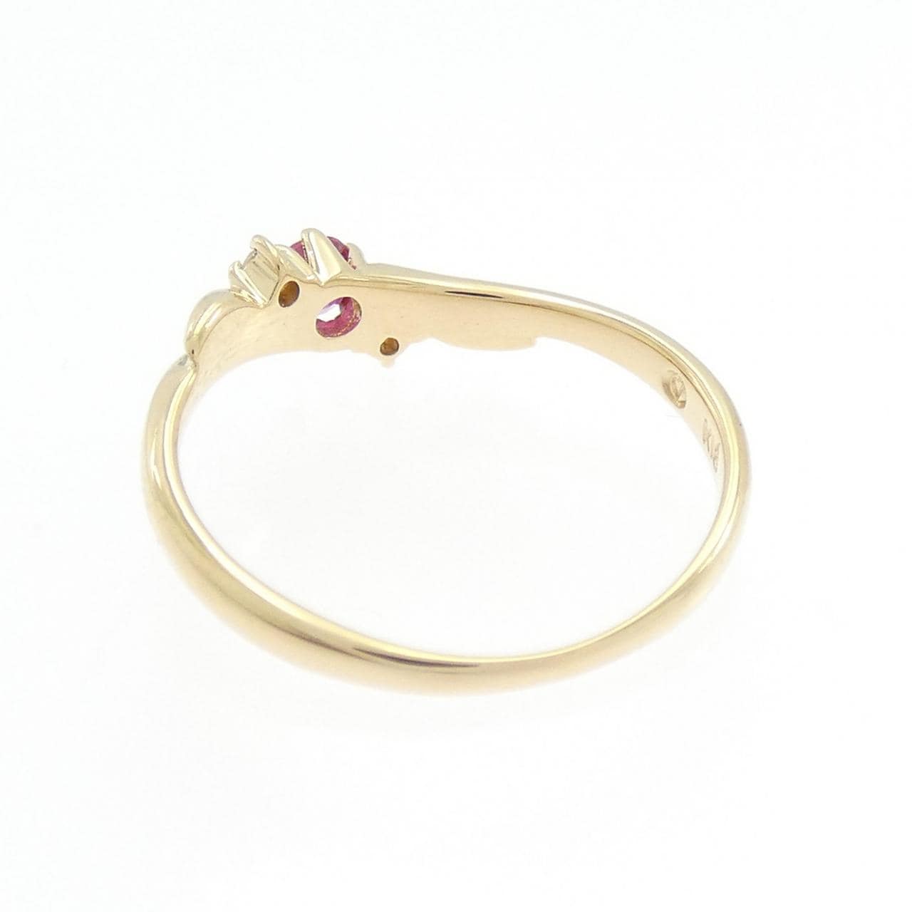K18YG ルビー リング