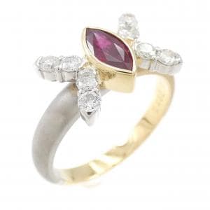 水野薫子 ルビー リング 0.482CT