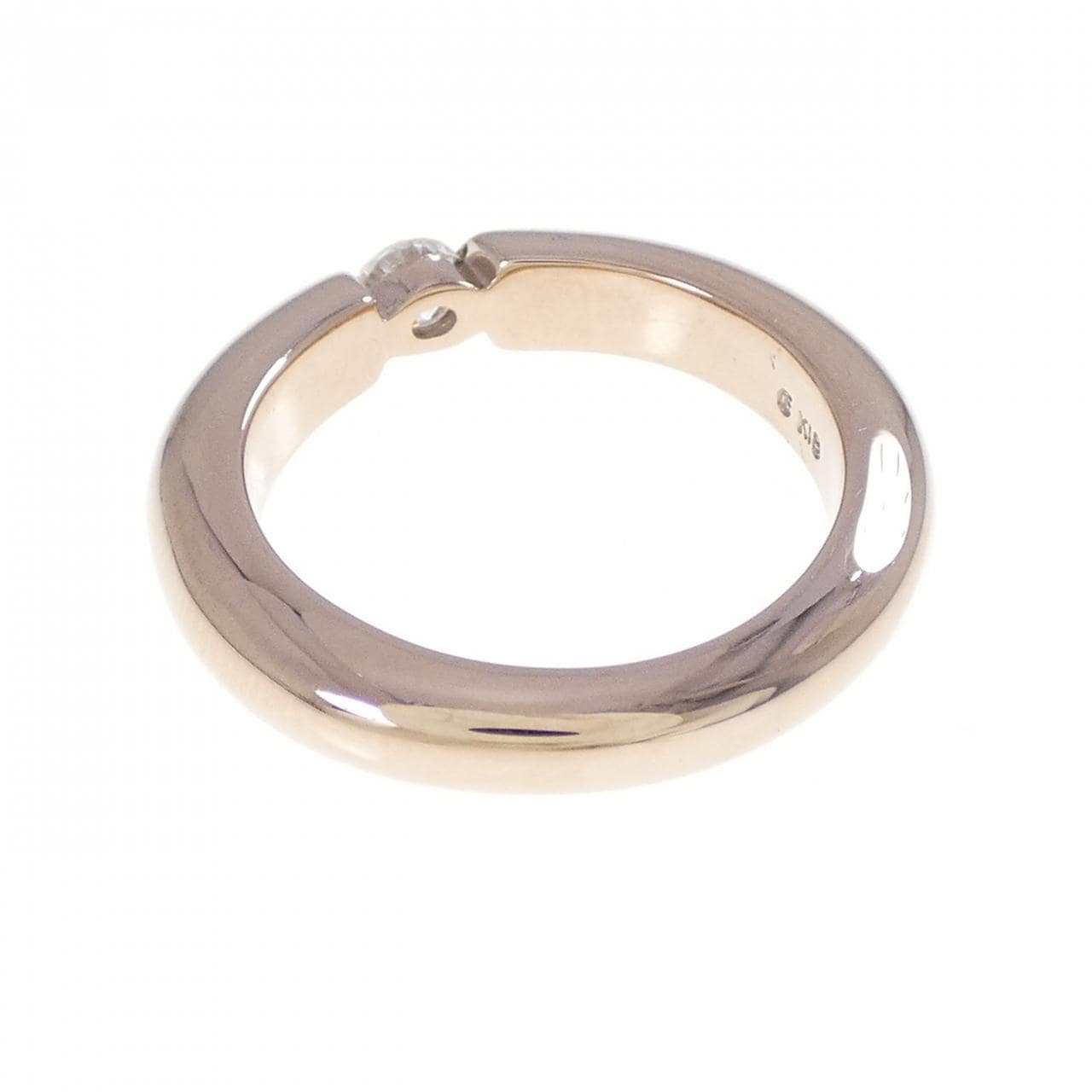 K18PG ダイヤモンド リング 0.19CT