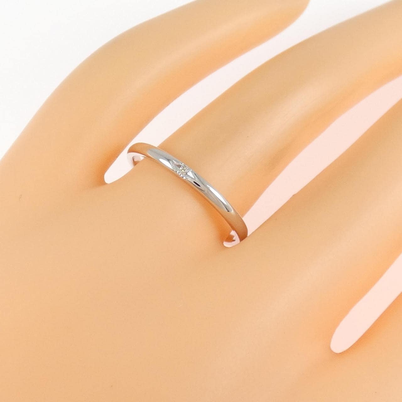 K10WG ダイヤモンド リング 0.005CT