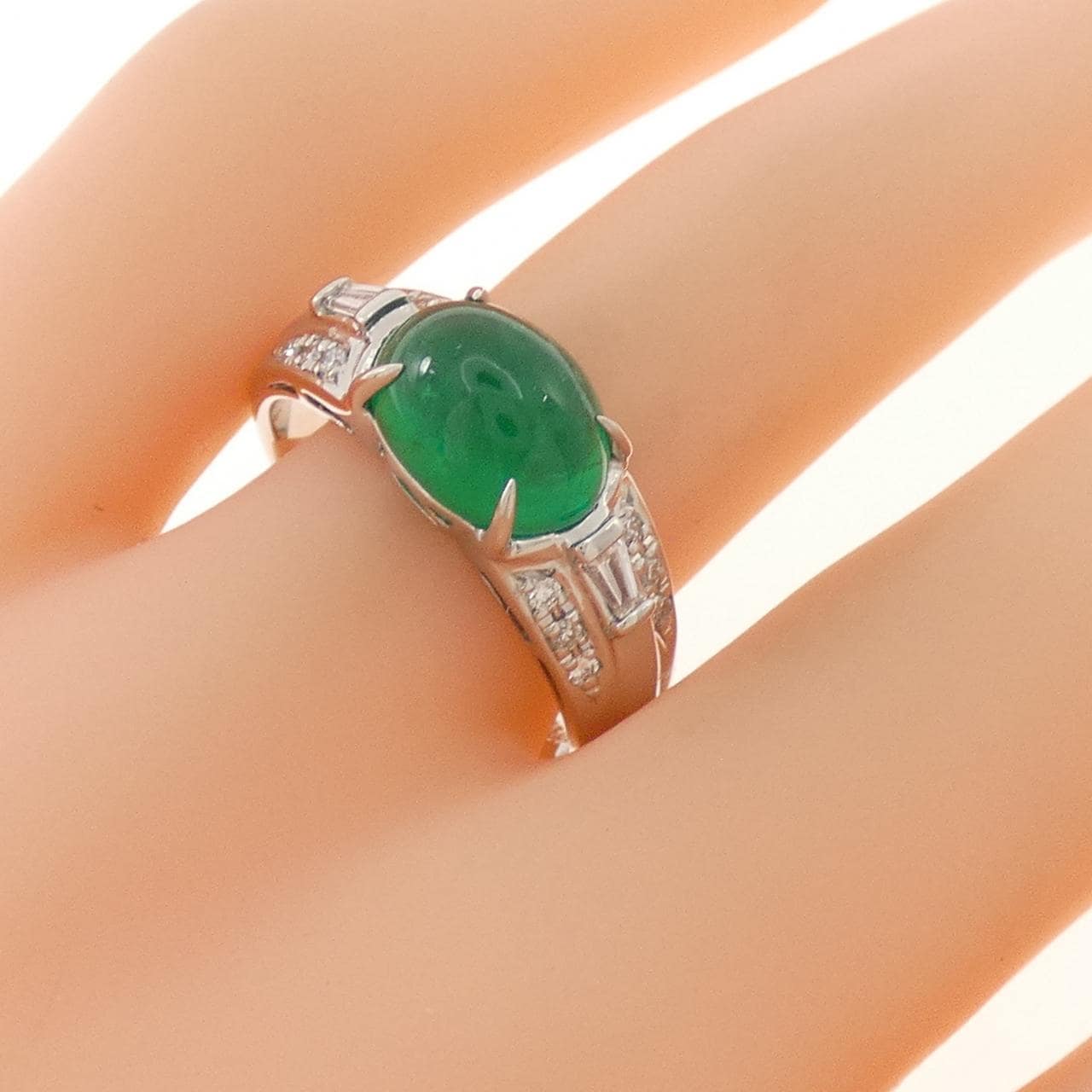 PT900 エメラルド リング 2.596CT