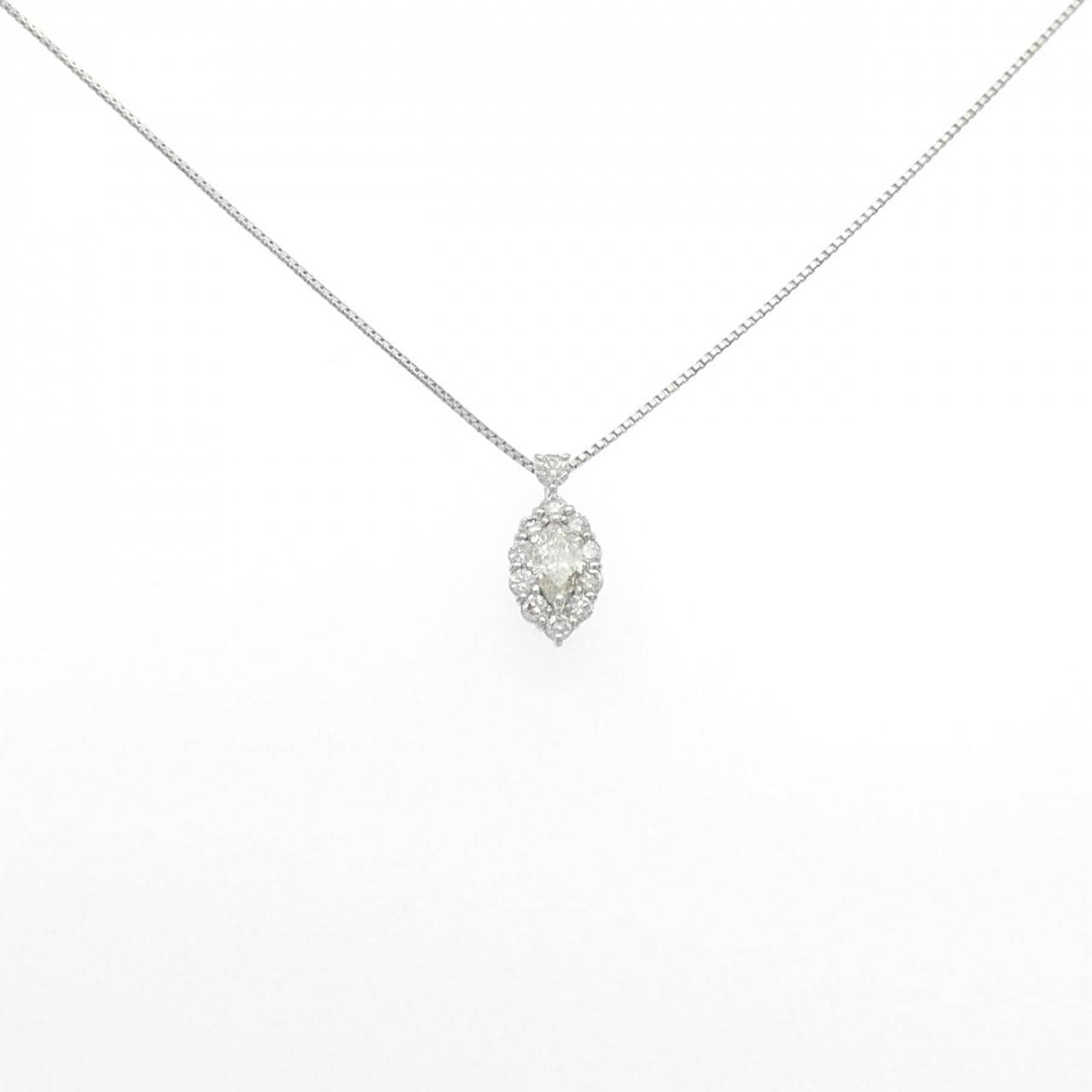 PT950/PT850 ダイヤモンド ネックレス 0.30CT