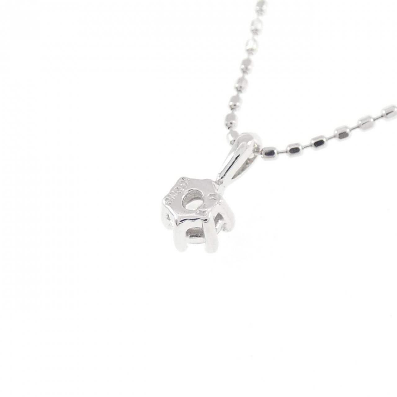 K10WG ダイヤモンド ネックレス 0.1CT