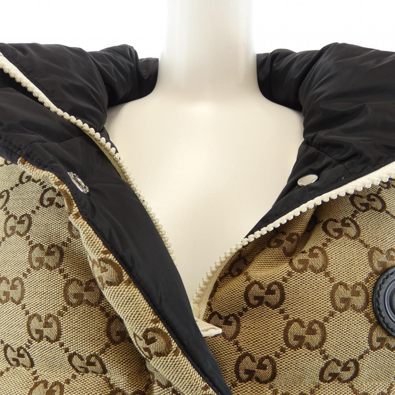 グッチ GUCCI GGコットンキャンバスパッド入りジレ 774910 Z9AAT ダウンベスト