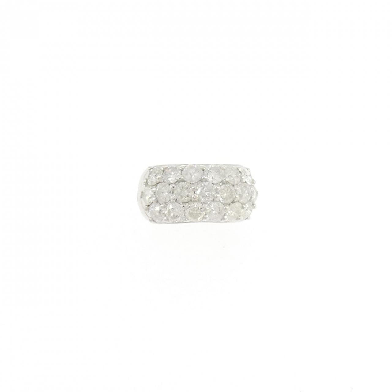 K18WG ダイヤモンド イヤーカフ 0.50CT 片耳