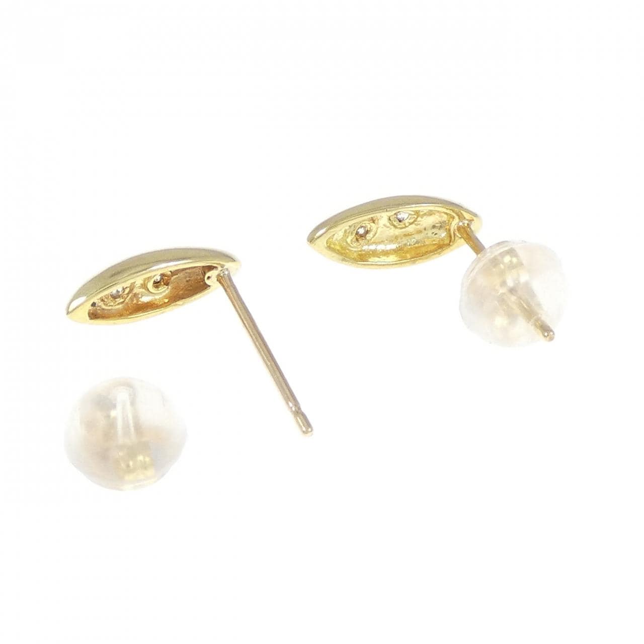 K18YG ダイヤモンド ピアス 0.06CT