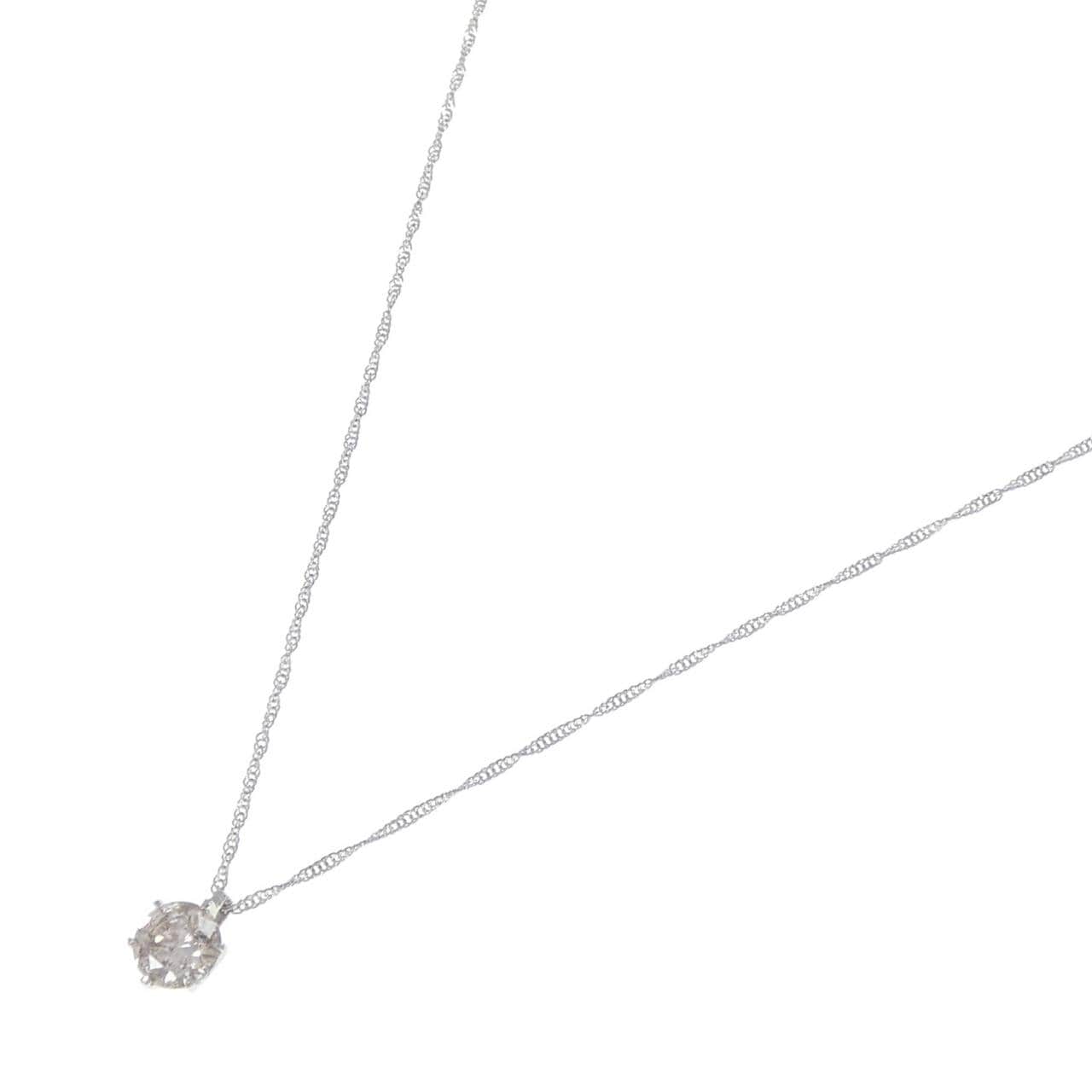 PT1000 ソリティア ダイヤモンド ネックレス 0.848CT