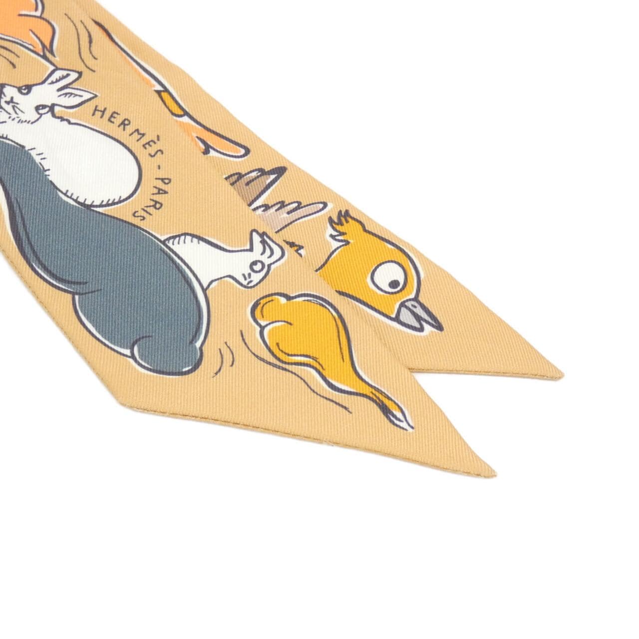 エルメス MILLE ET UN LAPINS ツイリー 064007S スカーフ