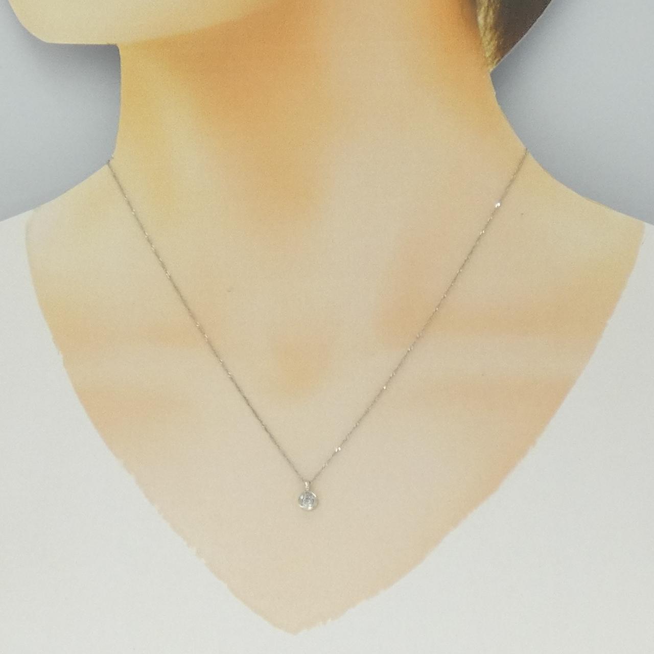 PT900/PT850 ダイヤモンド ネックレス 0.10CT