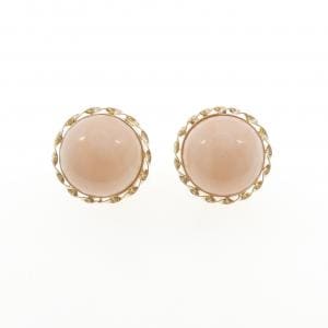 K18YG サンゴ イヤリング