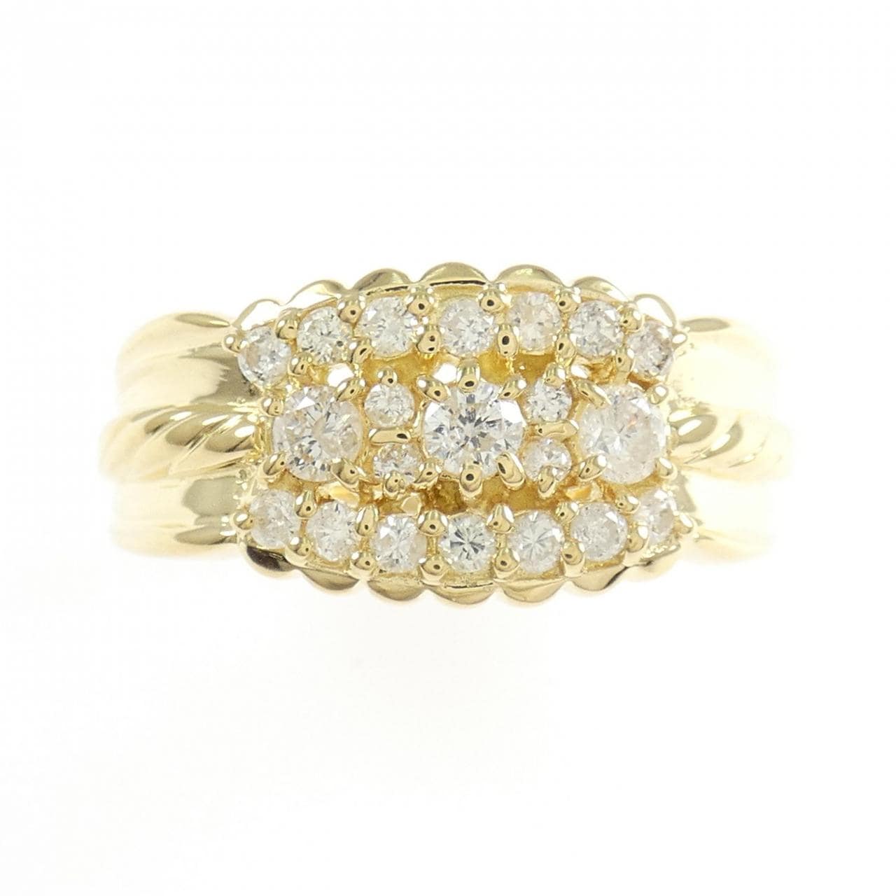 K18YG ダイヤモンド リング 0.50CT