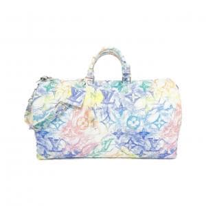 ルイヴィトン モノグラム ウォーターカラー キーポル バンドリエール 50cm M45758 ボストンバッグ