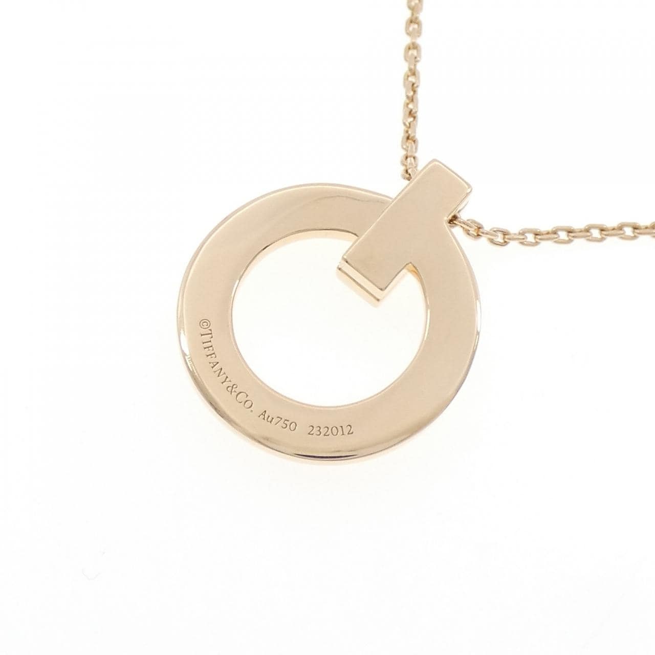 ティファニー Tワン サークル ネックレス