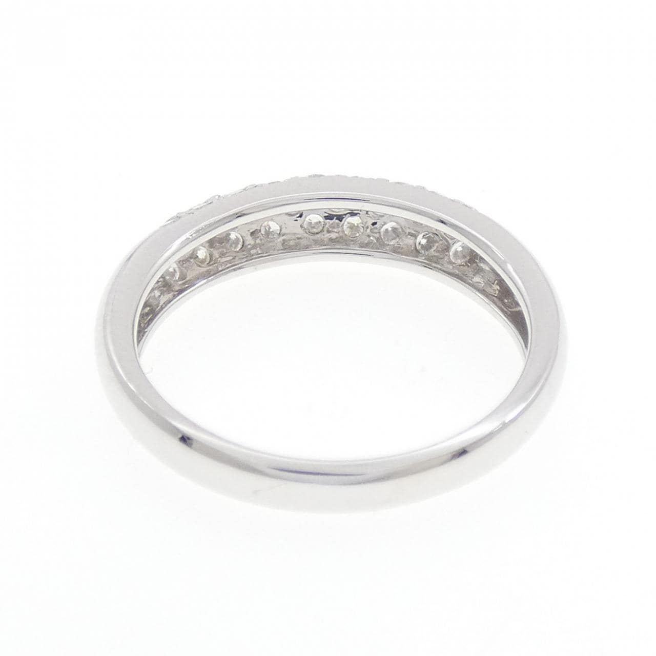 K18WG パヴェ ダイヤモンド リング 0.45CT