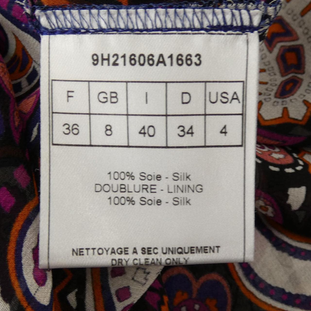 クリスチャンディオール CHRISTIAN DIOR 9H21606A1663 ワンピース