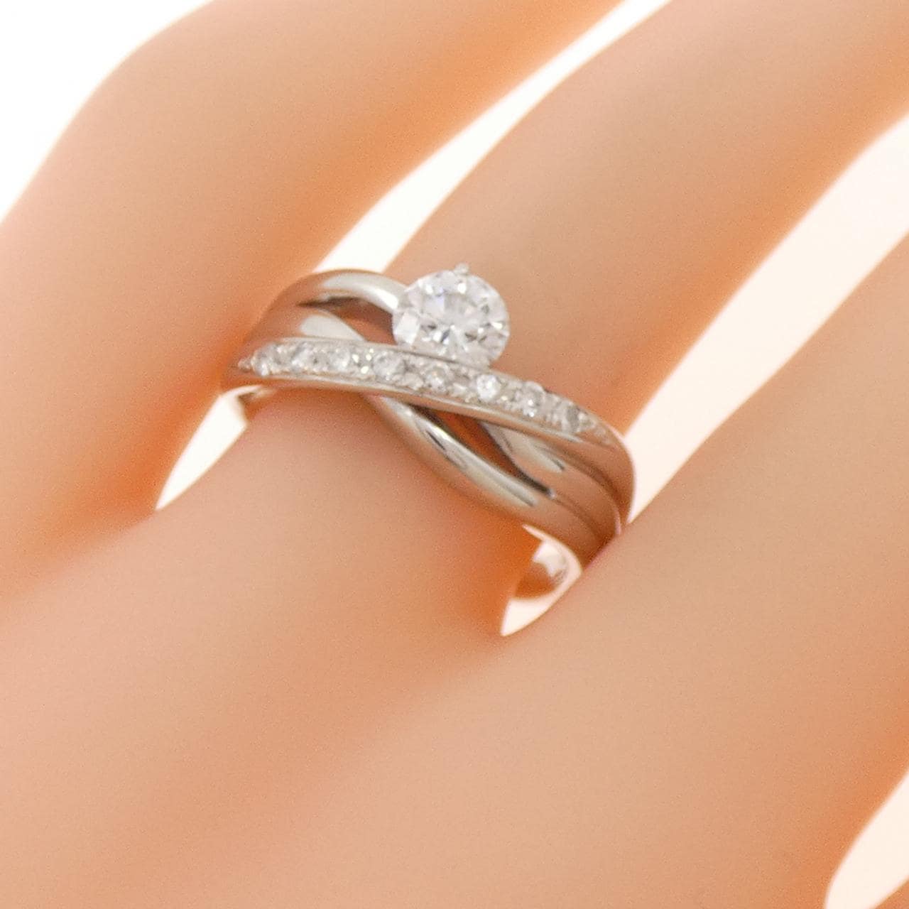 PT900 ダイヤモンド リング 0.466CT