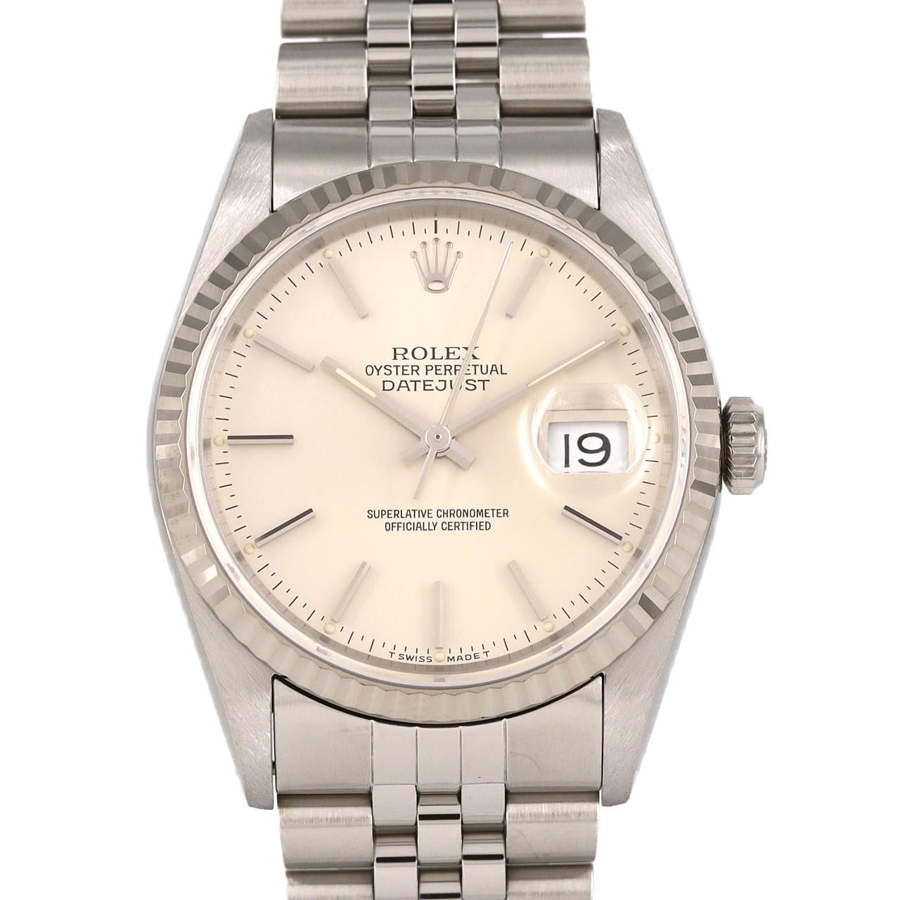 ロレックス デイトジャスト 16234 SSxWG 自動巻 S番